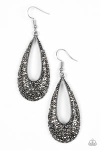Paparazzi Accessories Big-Time Spender - Silver Earrings
