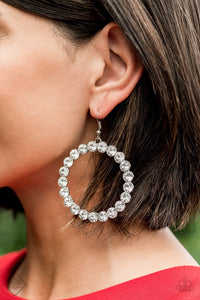Paparazzi Accessories Welcome to the GLAM-boree - White Earrings 