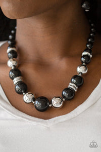 Paparazzi Accessories New York Nightlife - Black Necklace & Earrings 