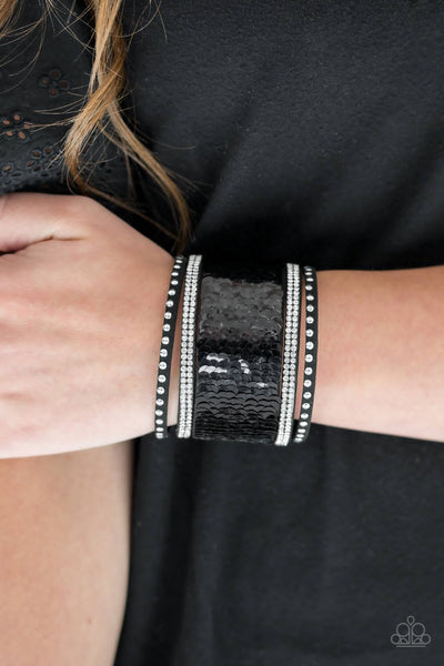 Paparazzi Accessories MERMAIDS Have More Fun - Black Bracelet 