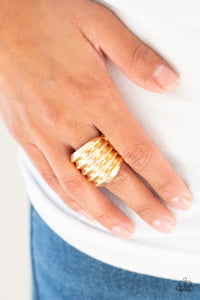 Paparazzi Accessories Hit Em Where It Hurts - Gold Ring 