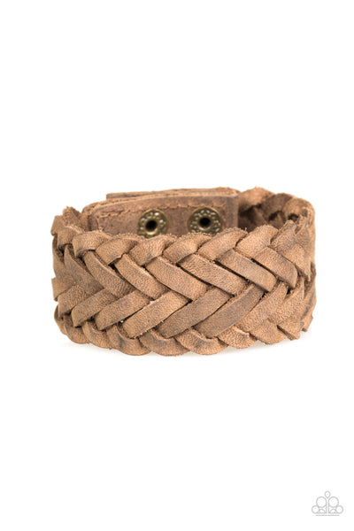 Paparazzi Accessories Pirate Port - Brown Bracelet 