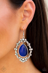 Paparazzi Accessories Icy Eden Blue Earrings 