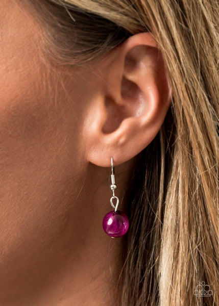 Paparazzi Accessories Sorry To Burst Your Bubble - Purple Necklace & Earrings 