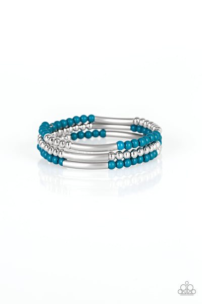 Paparazzi Accessories Tourist Trap - Blue Bracelet 