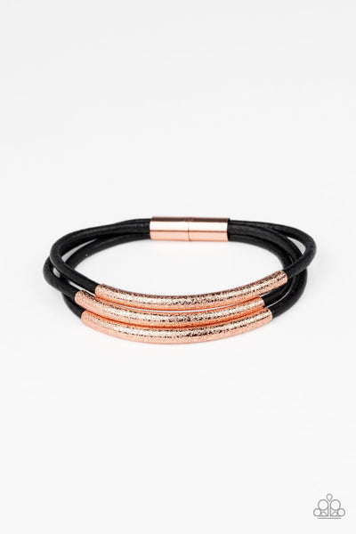 Paparazzi Accessories Magnetic Maverick - Copper Bracelet 