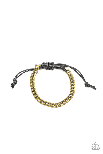 Paparazzi Accessories Goal! - Brass Bracelet 