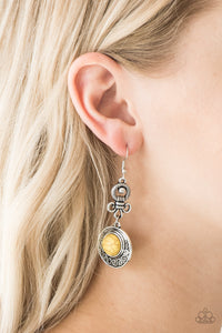 Paparazzi Accessories Southern Serenity - Yellow Earrings 