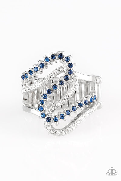 Paparazzi Accessories Make Waves - Blue Ring