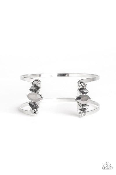 Paparazzi Accessories Glam Power - Silver Bracelet 