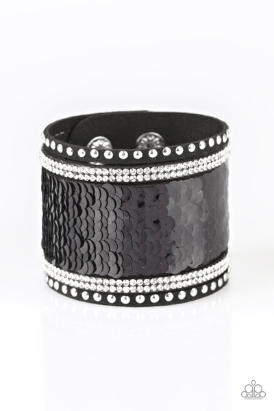 Paparazzi Accessories MERMAIDS Have More Fun - Black Bracelet 