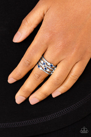 Paparazzi Accessories Sparkle Showdown - Blue Ring