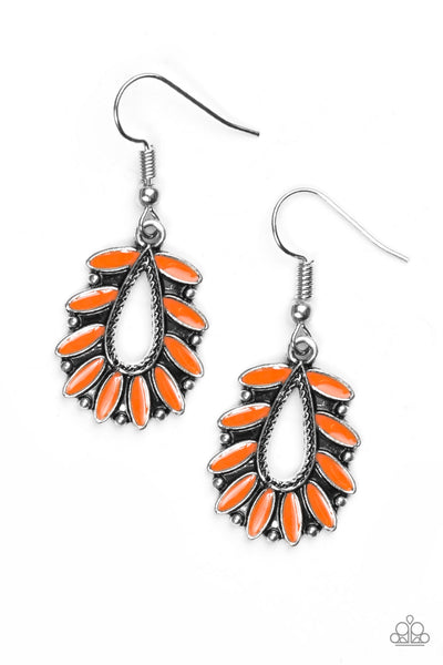 Paparazzi Earring Rainforest Romance Orange