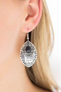 Paparazzi Accessories Mountain Montage - Black Earrings 