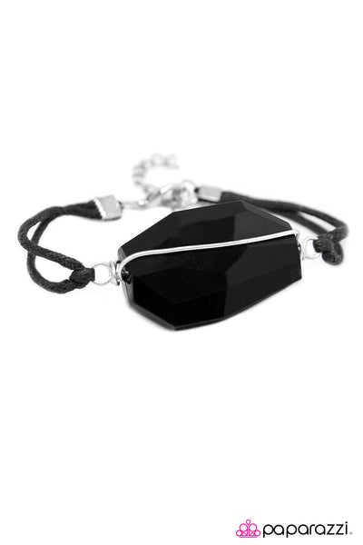 Paparazzi Accessories EnWRAPture Black Bracelet 