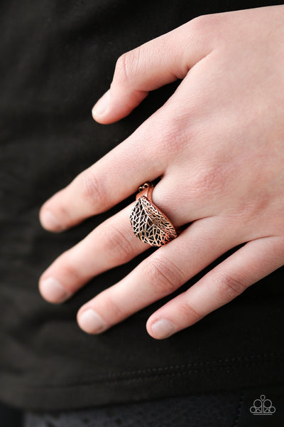 Paparazzi Accessories Never LEAF Me - Copper Ring