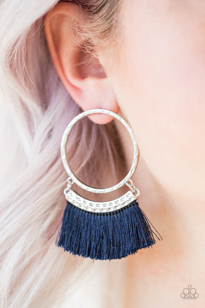 Paparazzi Accessories This Is Sparta! - Blue Earrings 