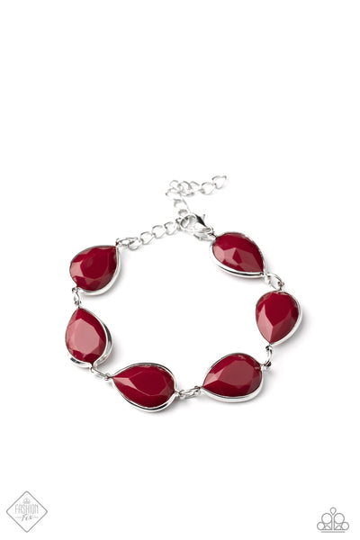 Paparazzi Accessories REIGNy Days - Red Bracelet 