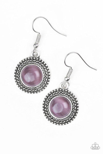 Paparazzi Accessories Time To GLOW Up! - Purple Earrings 