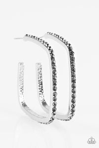 Paparazzi Accessories Send In The HOOPS - Silver Earrings 