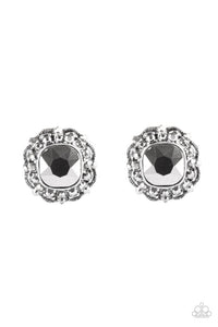 Paparazzi Accessories Starry Starlet - Silver Earrings 