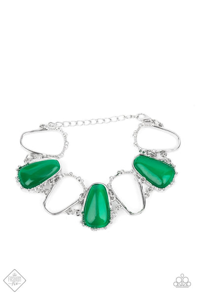 Paparazzi Accessories Club Couture - Green Bracelet 