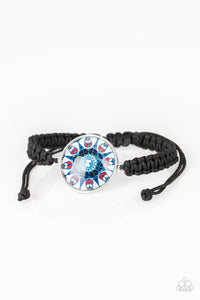 Paparazzi Accessories Tropic Topic - Blue Bracelet 