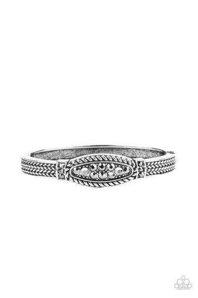 Paparazzi Accessories Locked in Luster - Silver Bracelet 