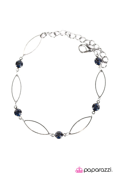 Paparazzi Accessories The Right Time - Blue Bracelet 