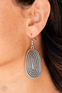 Paparazzi Accessories Desert Climate - Silver Earrings 