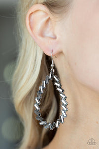 Paparazzi Accessories Striking RESPLENDENCE - Silver Earrings