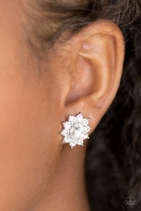 Paparazzi Accessories Starry Nights - White Earrings 