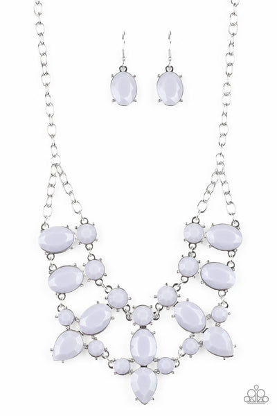 Paparazzi Accessories Goddess Glow - Silver Necklace& Earrings