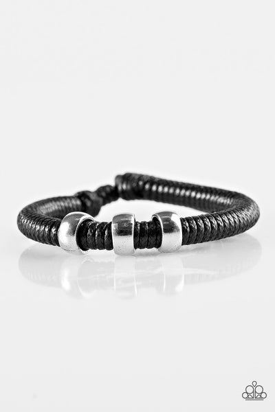 Paparazzi Accessories One For The Trail - Black Bracelet 