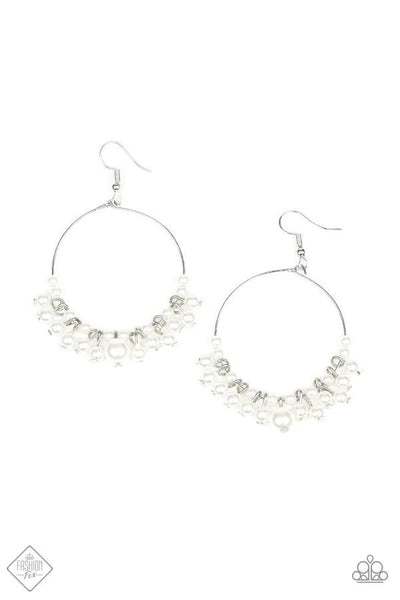 Paparazzi Accessories The Pearlfectionist White Earrings 