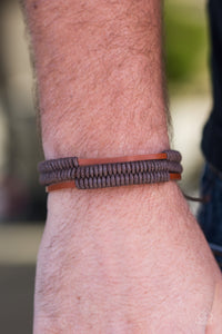 Paparazzi Accessories Trail Rage - Brown Bracelet 