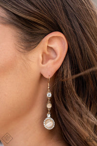 Paparazzi Accessories Epic Elegance - Gold Earrings 