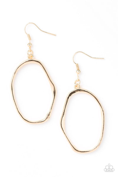 Paparazzi Accessories Earring Eco Chic- Gold Earrings 