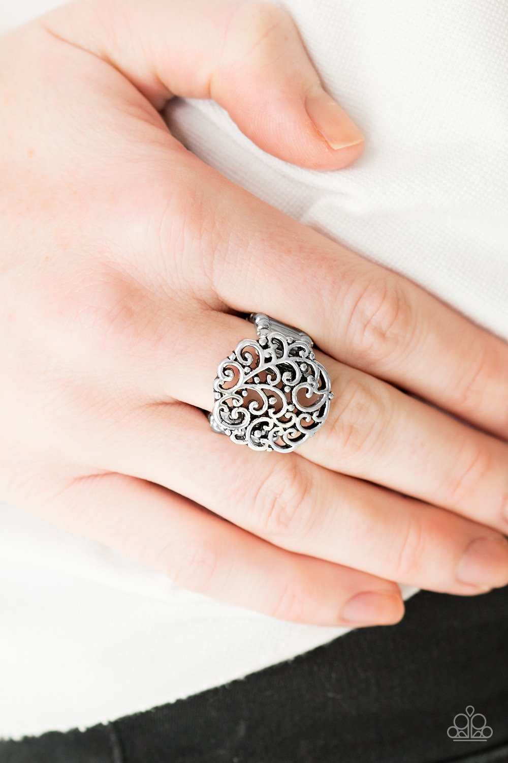 Paparazzi Accessories Thrills and Frills - Silver Ring