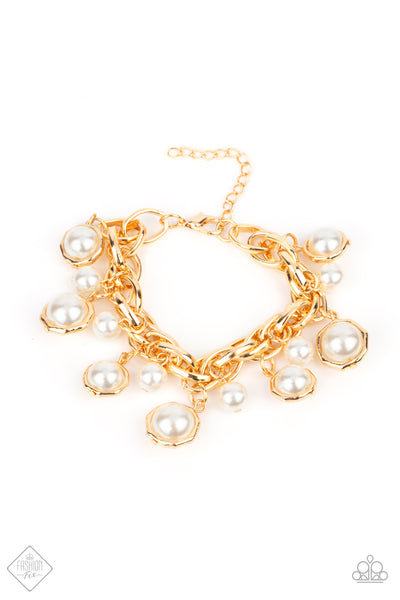 Paparazzi Accessories Orbiting Opulence - Gold Bracelet 