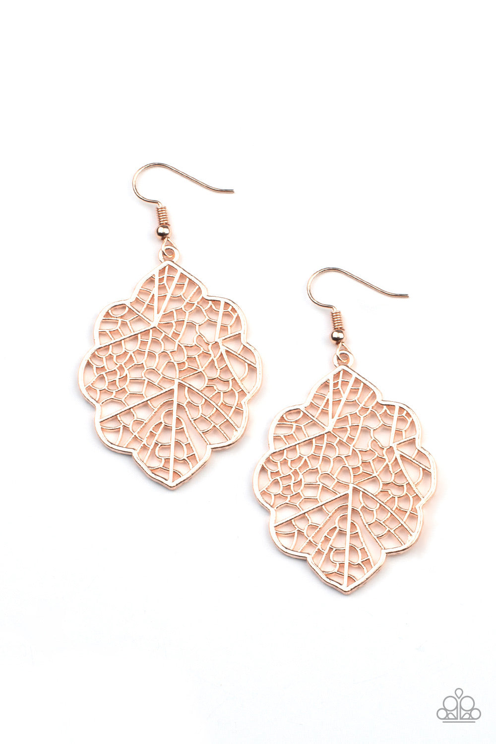 Paparazzi Accessories Meadow Mosaic - Rose Gold Earrings 