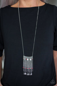 Paparazzi Accessories On The Fly - Multi Necklace & Earrings 