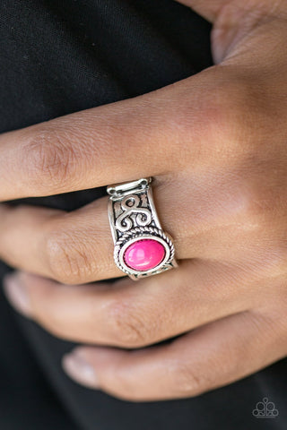 Paparazzi Accessories Totally Tidal - Pink Ring 