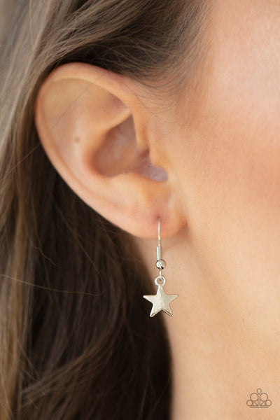 Paparazzi Accessories Stellar Stardom - Silver Necklace & Earrings 