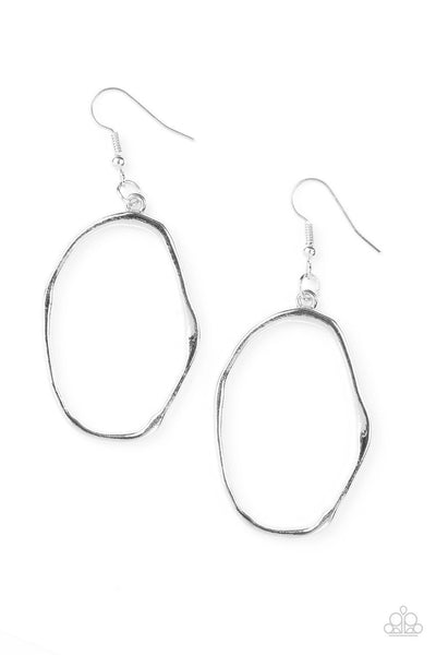 Paparazzi Accessories Eco Chic - Silver Earrings 