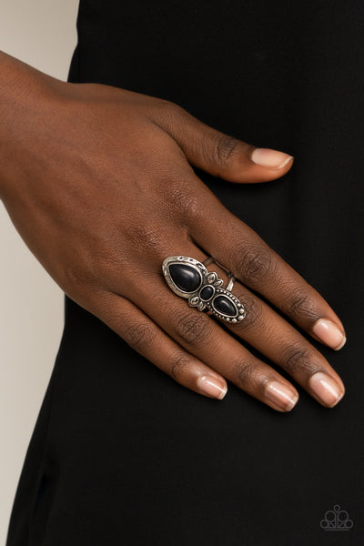 Paparazzi Accessories In A BADLANDS Mood - Black Ring