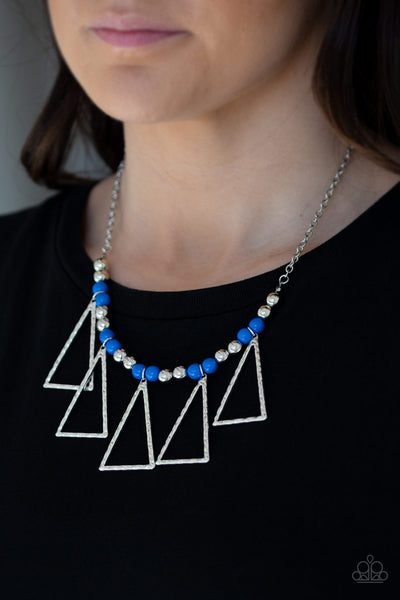 Paparazzi Accessories Terra Nouveau - Blue Necklace & Earrings