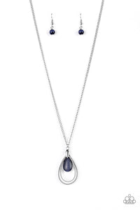 Paparazzi Accessories Teardrop Tranquility - Blue Necklace & Earrings