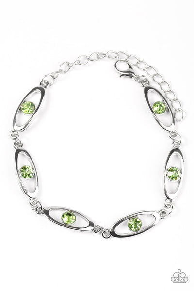 Paparazzi Accessories Starry Eyed Green Bracelet