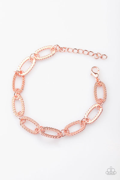 Paparazzi Accessories Street Style - Copper Bracelet